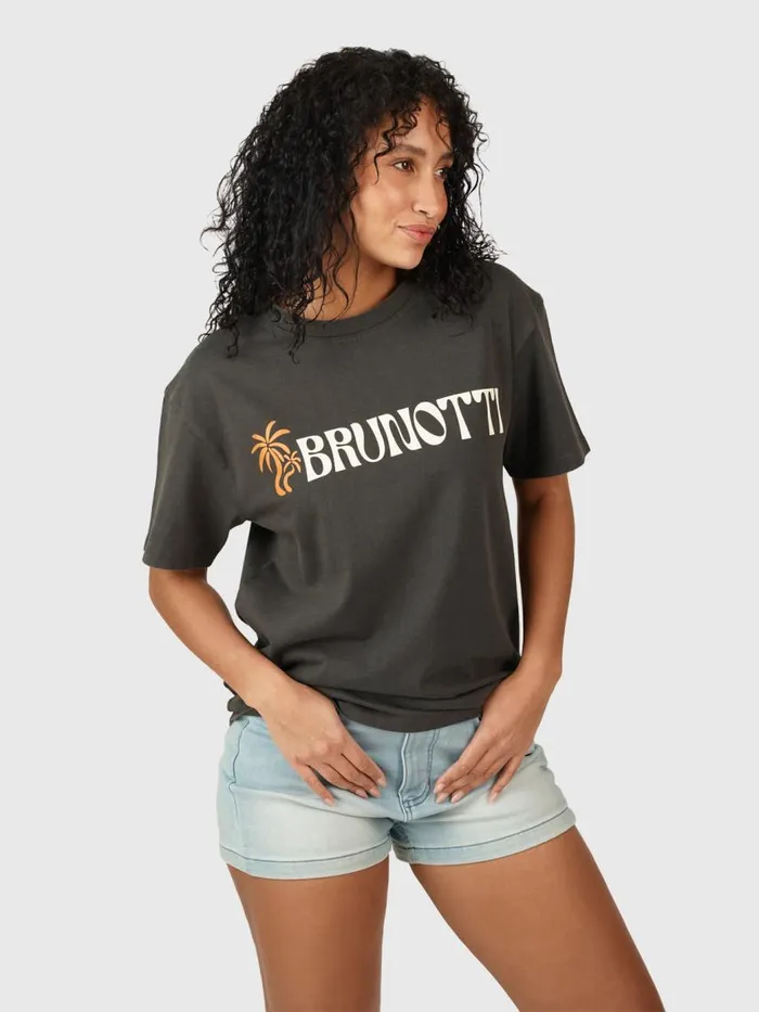 Brunotti TShirts and Tops Women Mellow Oversized Tshirt Black