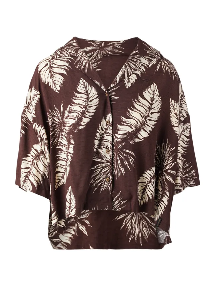 Brunotti TShirts and Tops Women RileePalm Shirt Brown