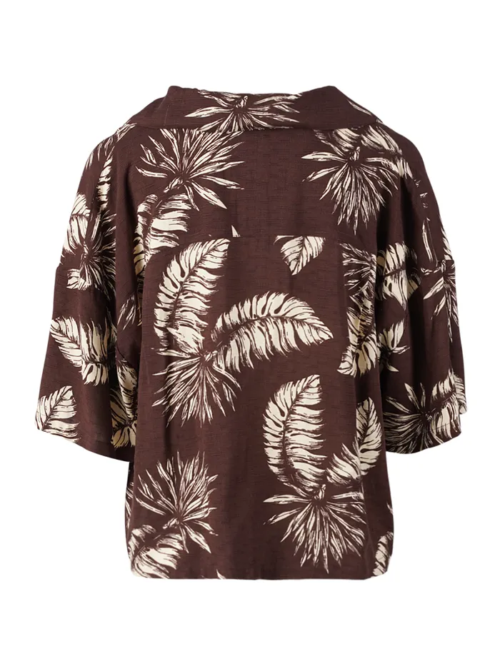 Brunotti TShirts and Tops Women RileePalm Shirt Brown