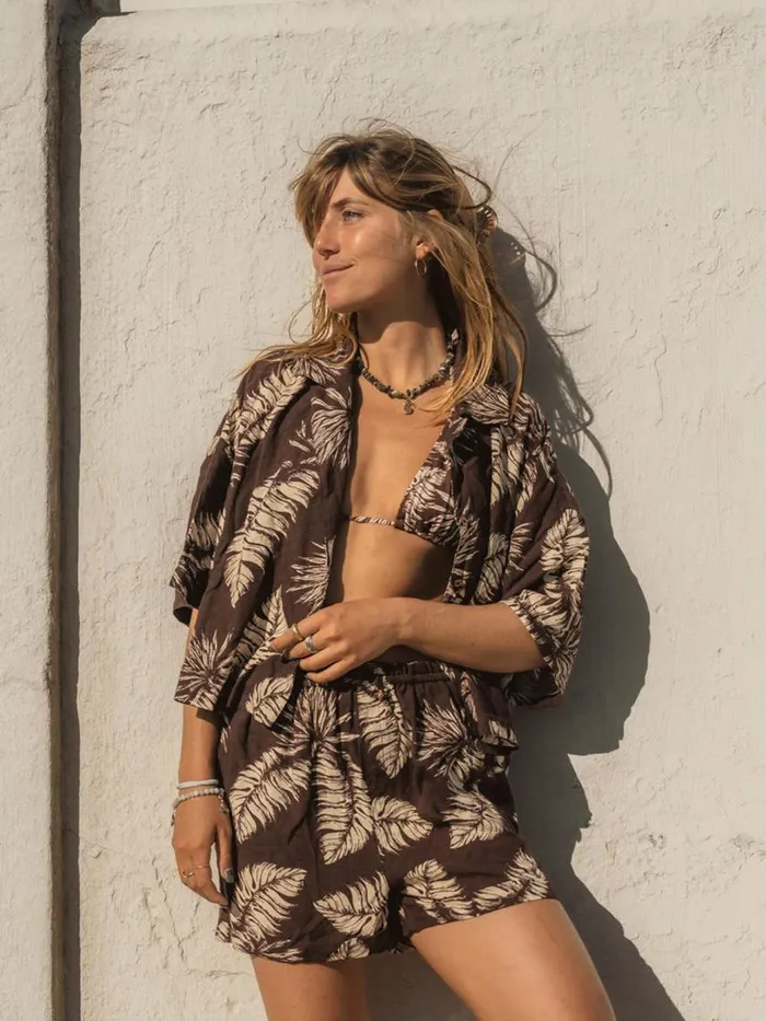 Brunotti TShirts and Tops Women RileePalm Shirt Brown