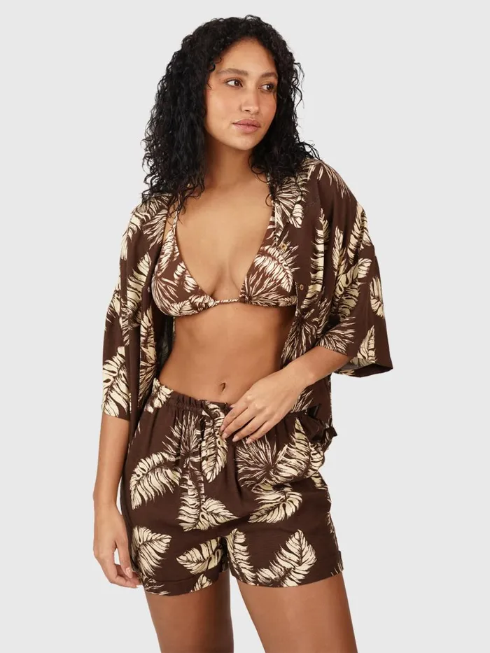 Brunotti TShirts and Tops Women RileePalm Shirt Brown