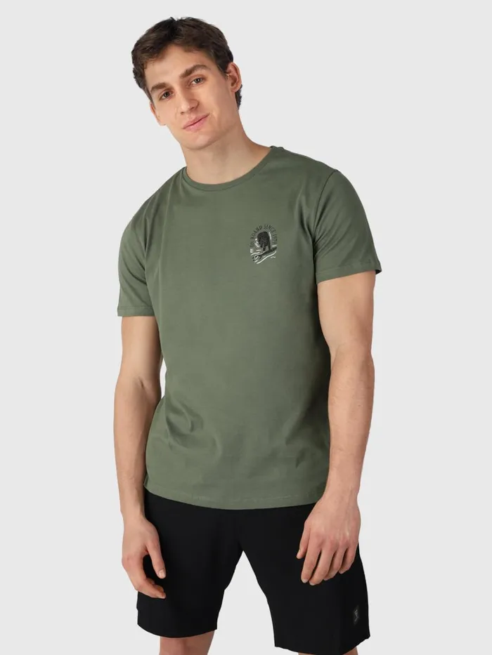 Brunotti Tshirts Men ArtistTarikTShirt Green
