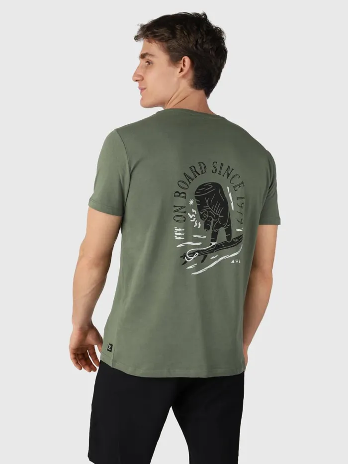 Brunotti Tshirts Men ArtistTarikTShirt Green