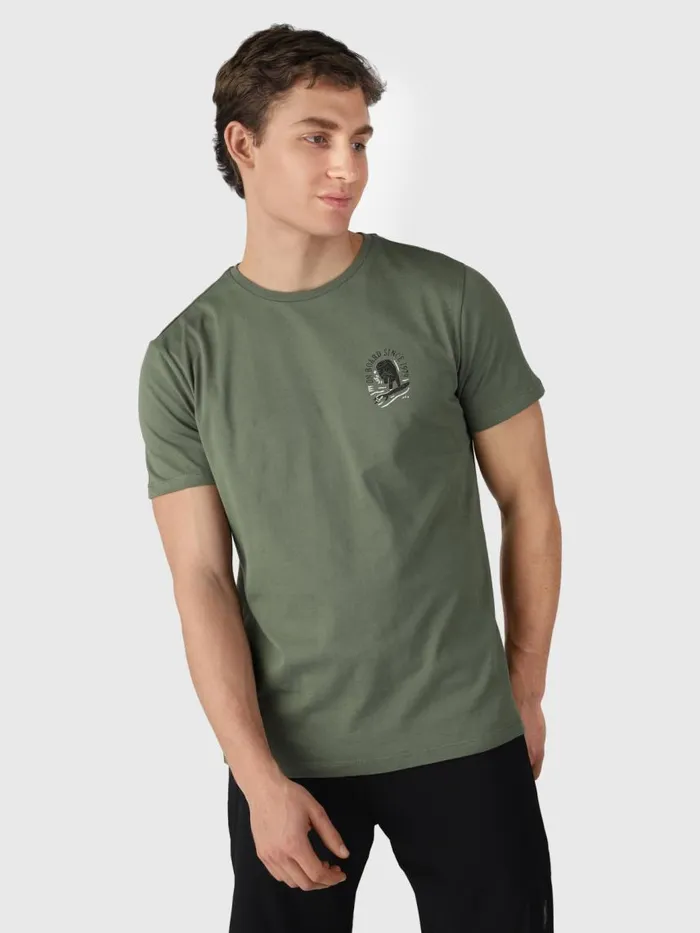 Brunotti Tshirts Men ArtistTarikTShirt Green