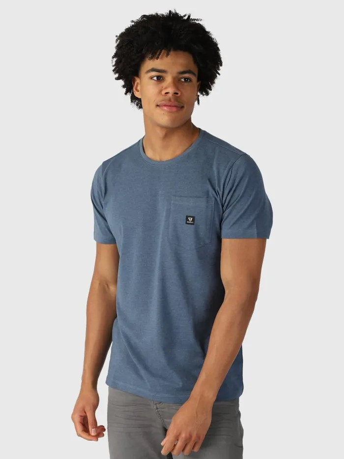 Brunotti Tshirts Men AxleMeleeTShirt Blue