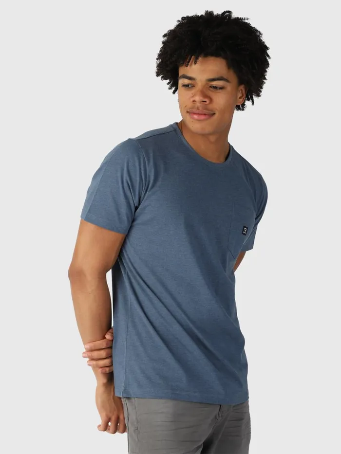 Brunotti Tshirts Men AxleMeleeTShirt Blue