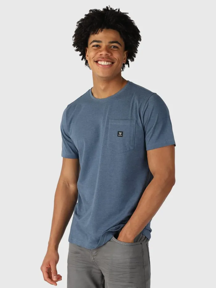 Brunotti Tshirts Men AxleMeleeTShirt Blue