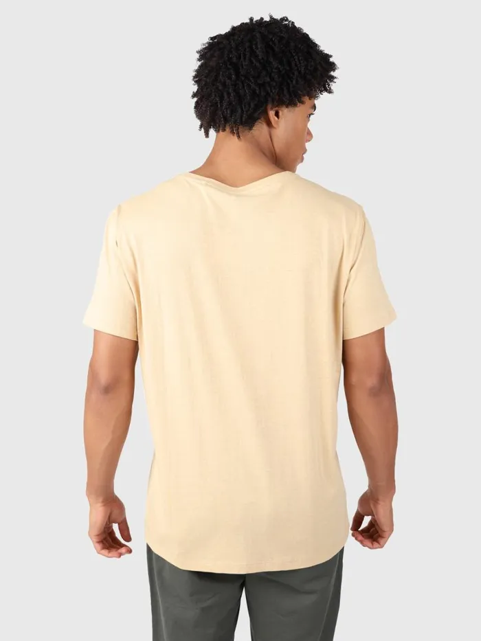 Brunotti Tshirts Men AxleNeppyTshirt Beige