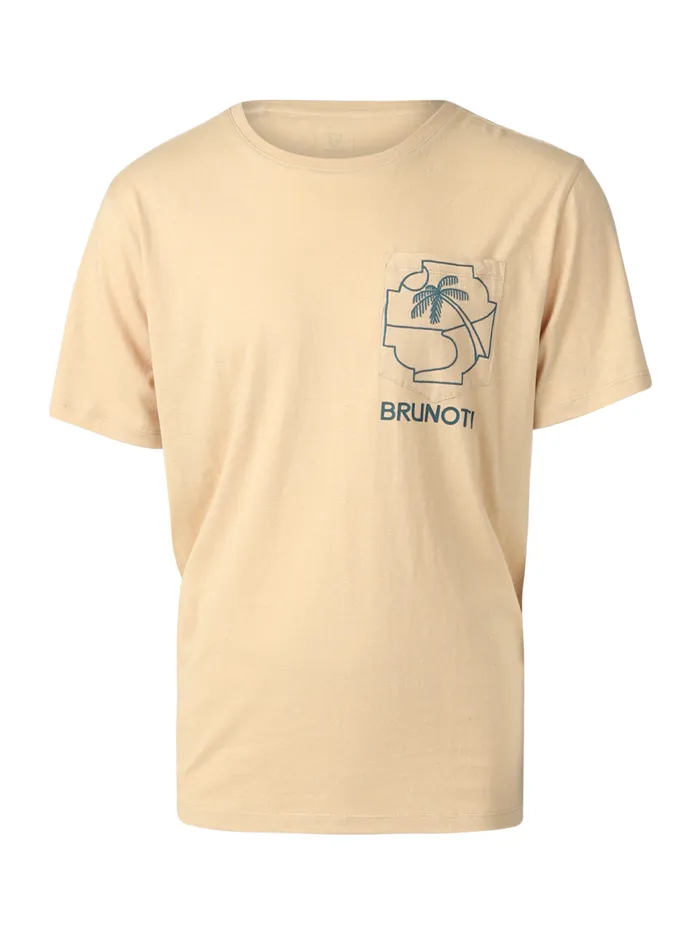 Brunotti Tshirts Men AxleNeppyTshirt Beige