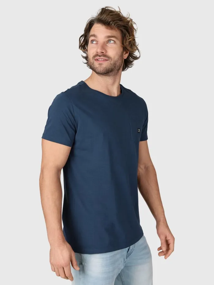 Brunotti Tshirts Men AxleSlubTshirt Blue