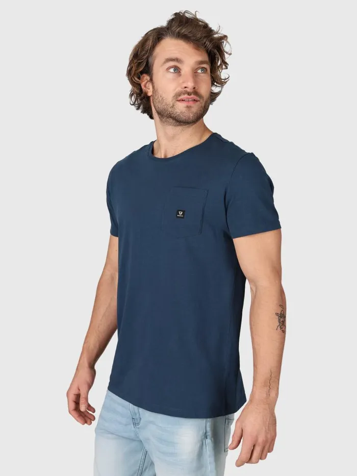 Brunotti Tshirts Men AxleSlubTshirt Blue