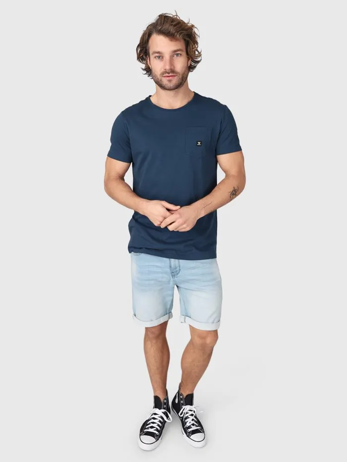 Brunotti Tshirts Men AxleSlubTshirt Blue
