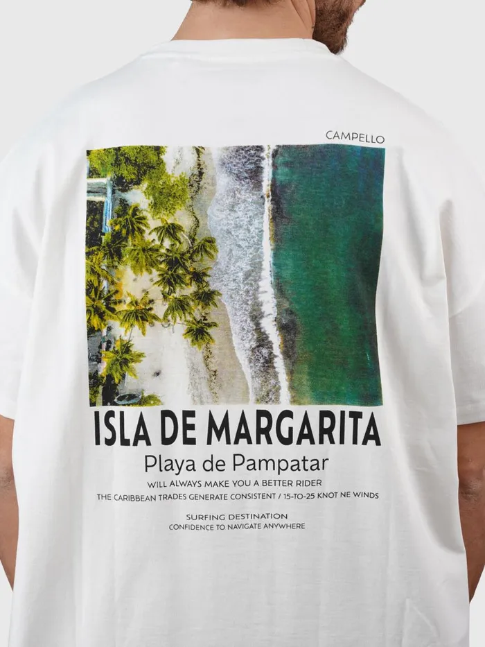 Brunotti Tshirts Men CampelloPalmOversized Tshirt OffWhite