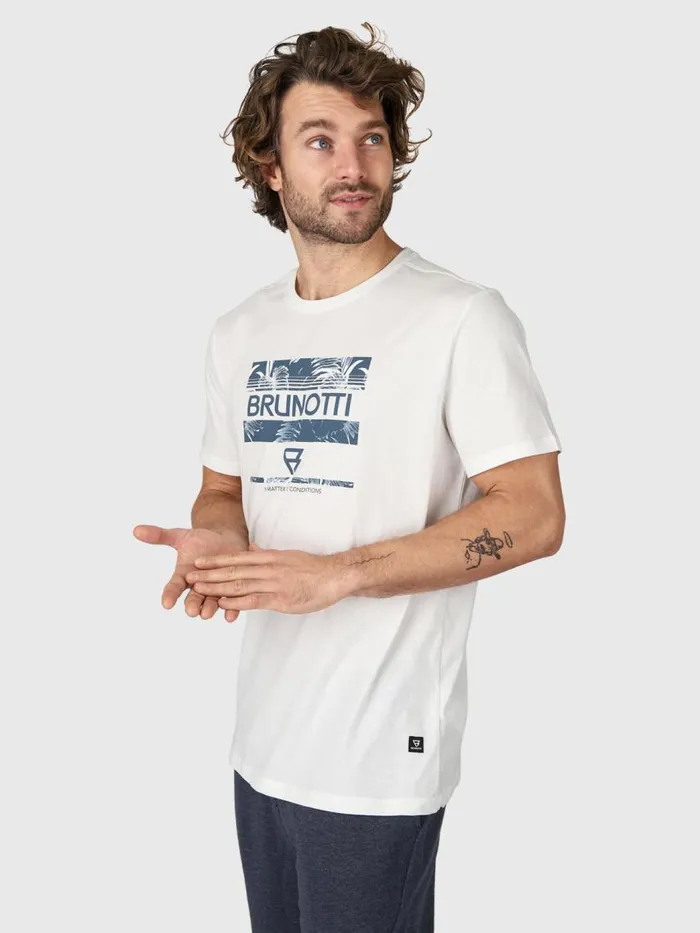 Brunotti Tshirts Men FunblockTShirt White