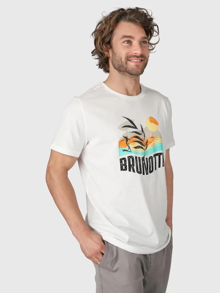 Brunotti Tshirts Men FunhorizonTShirt White