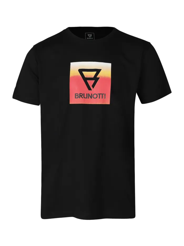 Brunotti Tshirts Men JahnLogosquareTShirt Black
