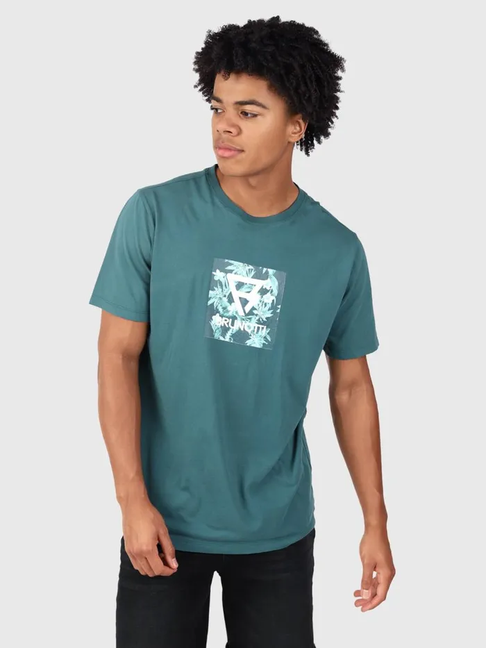 Brunotti Tshirts Men JahnLogosquareTshirt Green