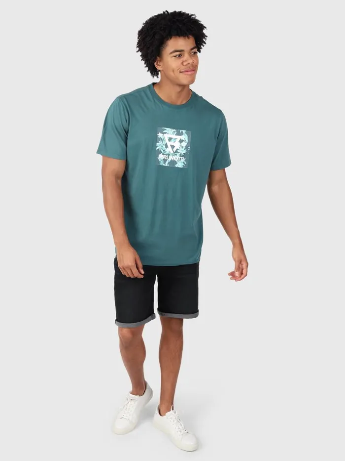 Brunotti Tshirts Men JahnLogosquareTshirt Green
