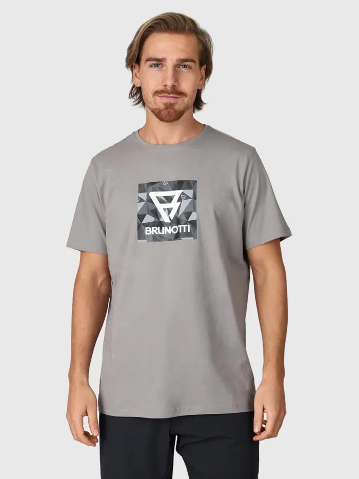 Brunotti Tshirts Men JahnLogosquareTShirt Grey
