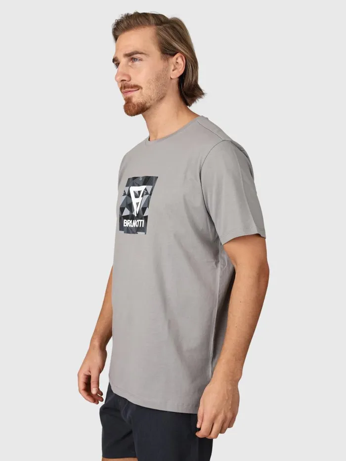Brunotti Tshirts Men JahnLogosquareTShirt Grey