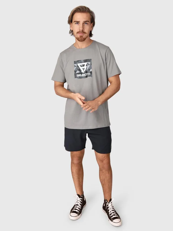 Brunotti Tshirts Men JahnLogosquareTShirt Grey