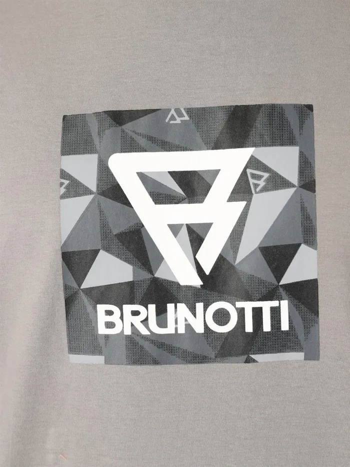 Brunotti Tshirts Men JahnLogosquareTShirt Grey