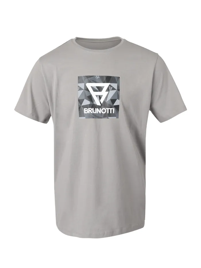 Brunotti Tshirts Men JahnLogosquareTShirt Grey