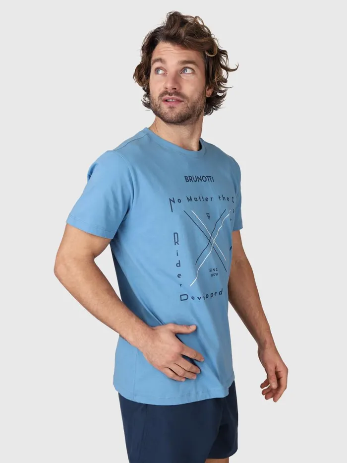 Brunotti Tshirts Men JahnLogotypoTShirt Blue