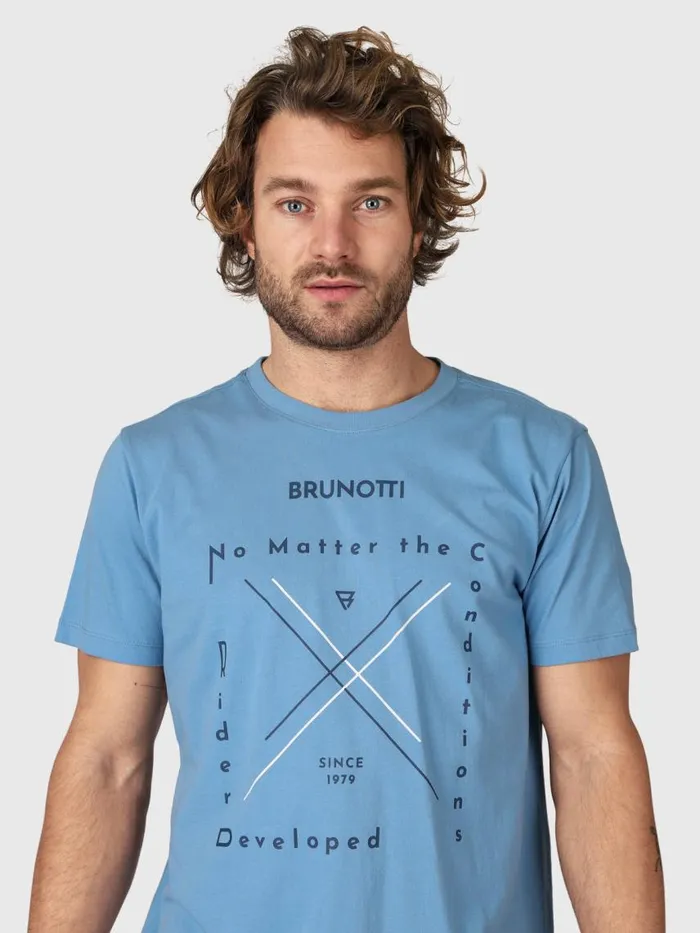 Brunotti Tshirts Men JahnLogotypoTShirt Blue