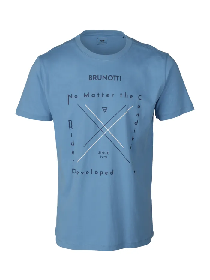 Brunotti Tshirts Men JahnLogotypoTShirt Blue