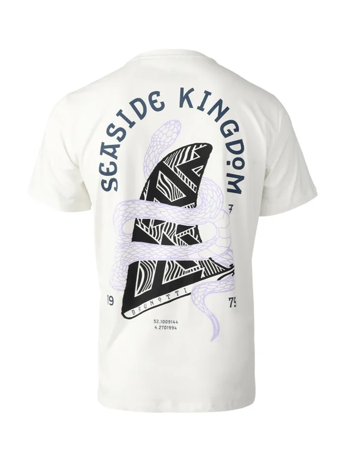 Brunotti Tshirts Men KingfinTshirt OffWhite