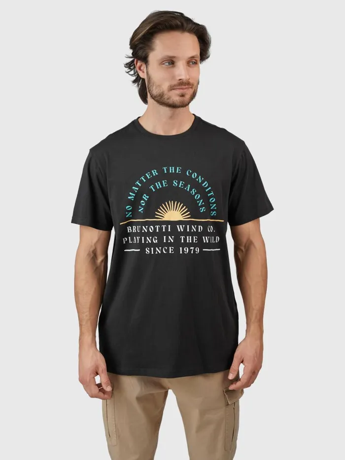 Brunotti Tshirts Men LeewayTshirt Black