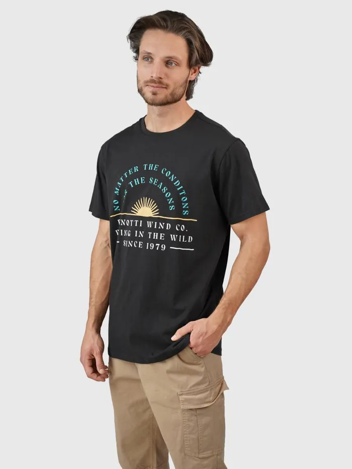 Brunotti Tshirts Men LeewayTshirt Black
