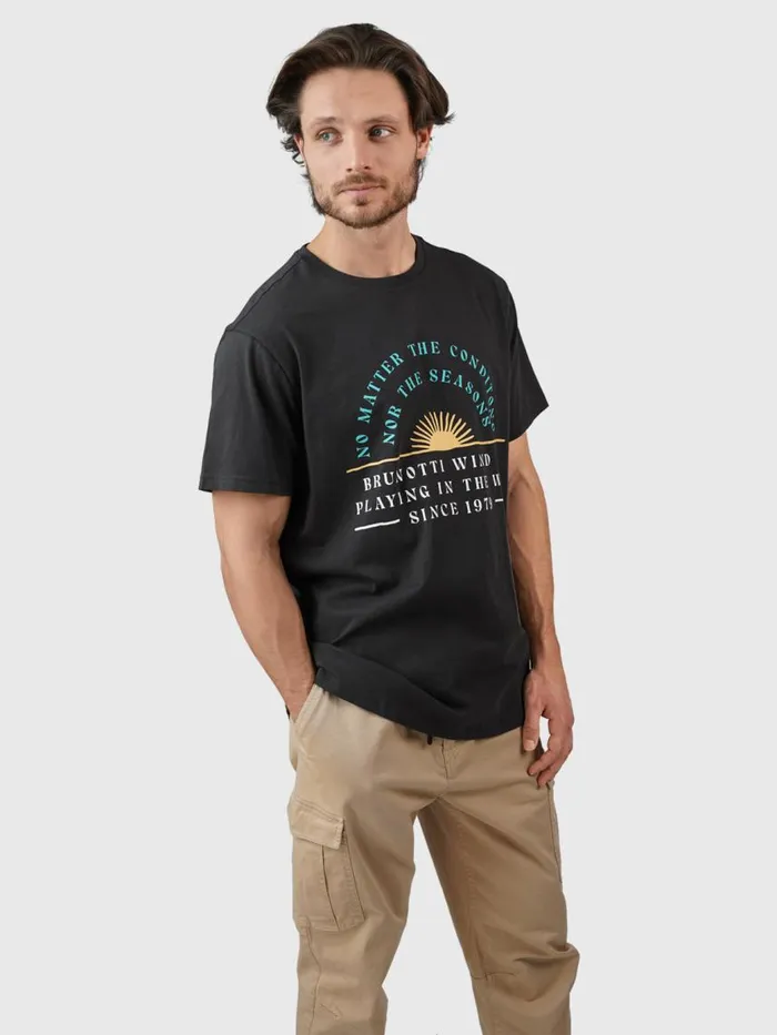 Brunotti Tshirts Men LeewayTshirt Black