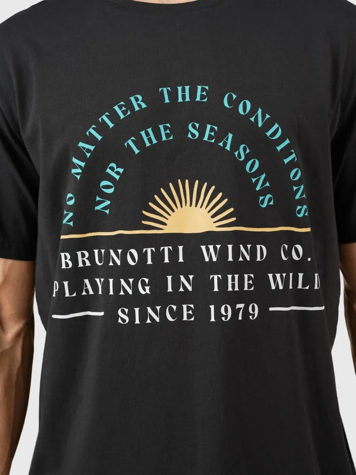 Brunotti Tshirts Men LeewayTshirt Black
