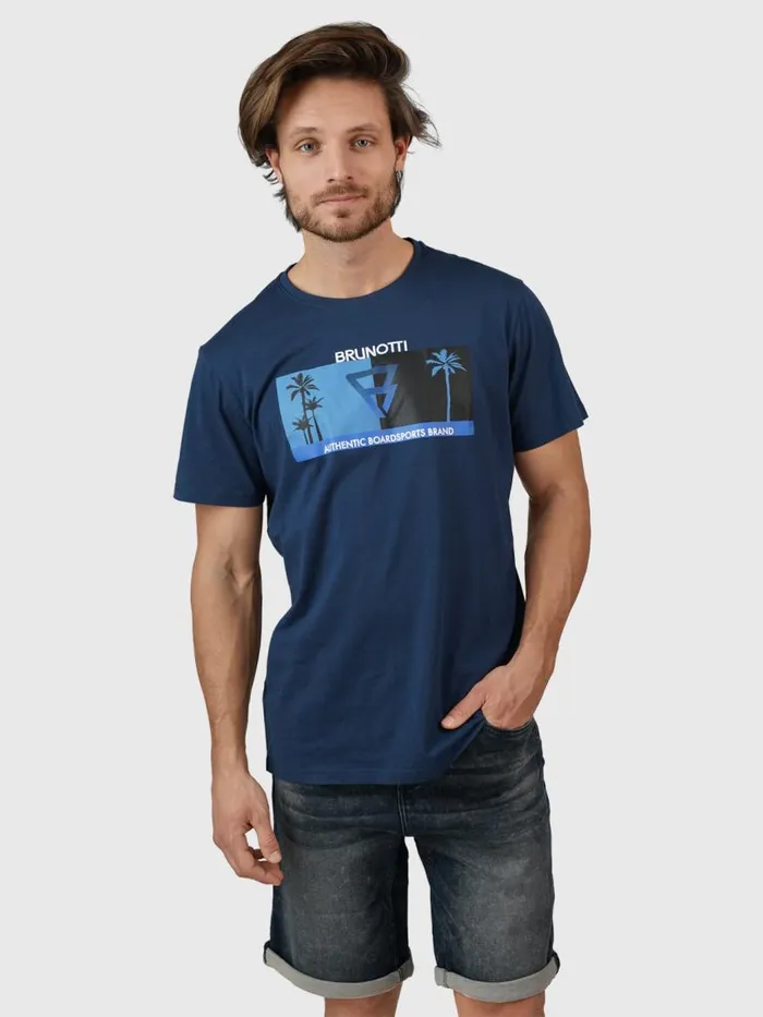 Brunotti Tshirts Men LeewayTshirt Blue