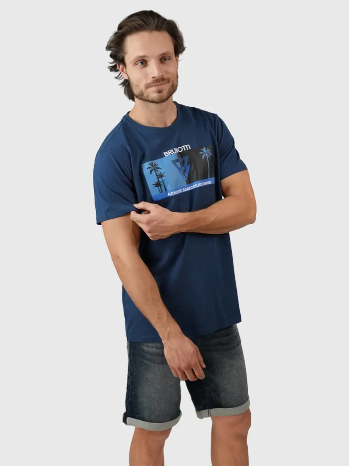 Brunotti Tshirts Men LeewayTshirt Blue