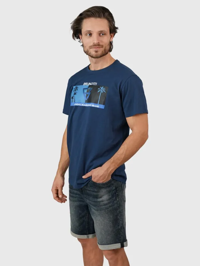 Brunotti Tshirts Men LeewayTshirt Blue