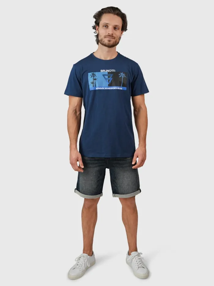 Brunotti Tshirts Men LeewayTshirt Blue