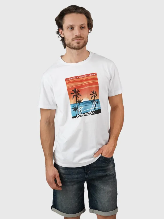 Brunotti Tshirts Men LeewayTshirt White