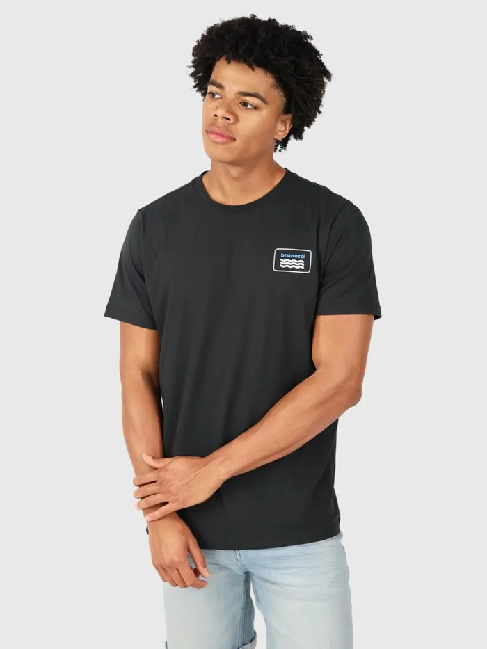 Brunotti Tshirts Men LogoWaveTshirt Black