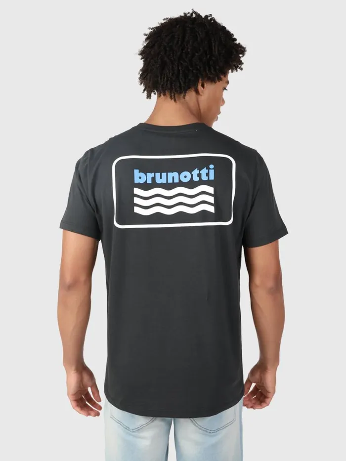 Brunotti Tshirts Men LogoWaveTshirt Black