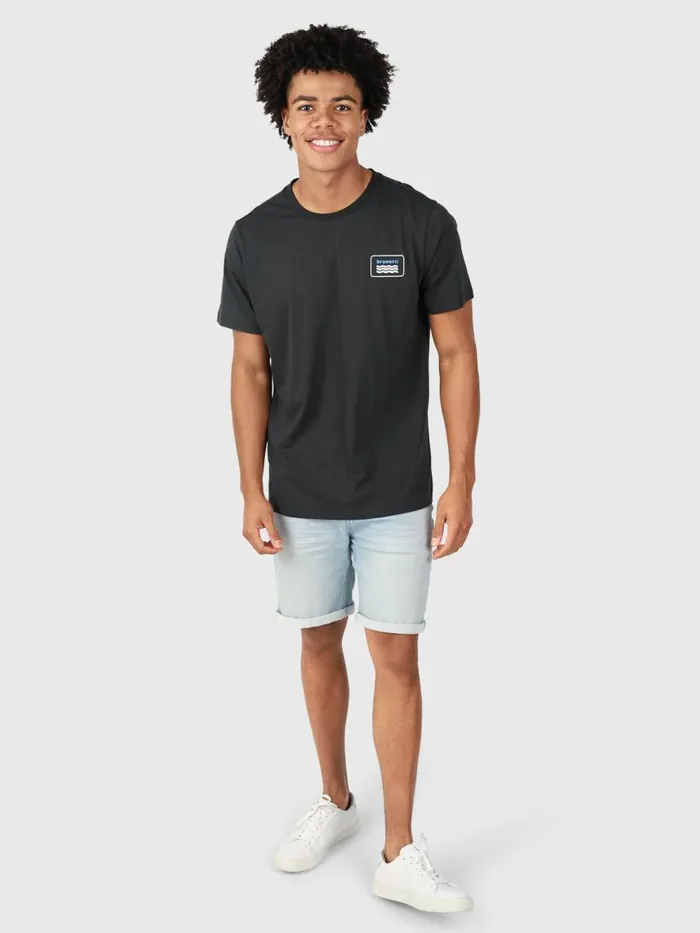 Brunotti Tshirts Men LogoWaveTshirt Black