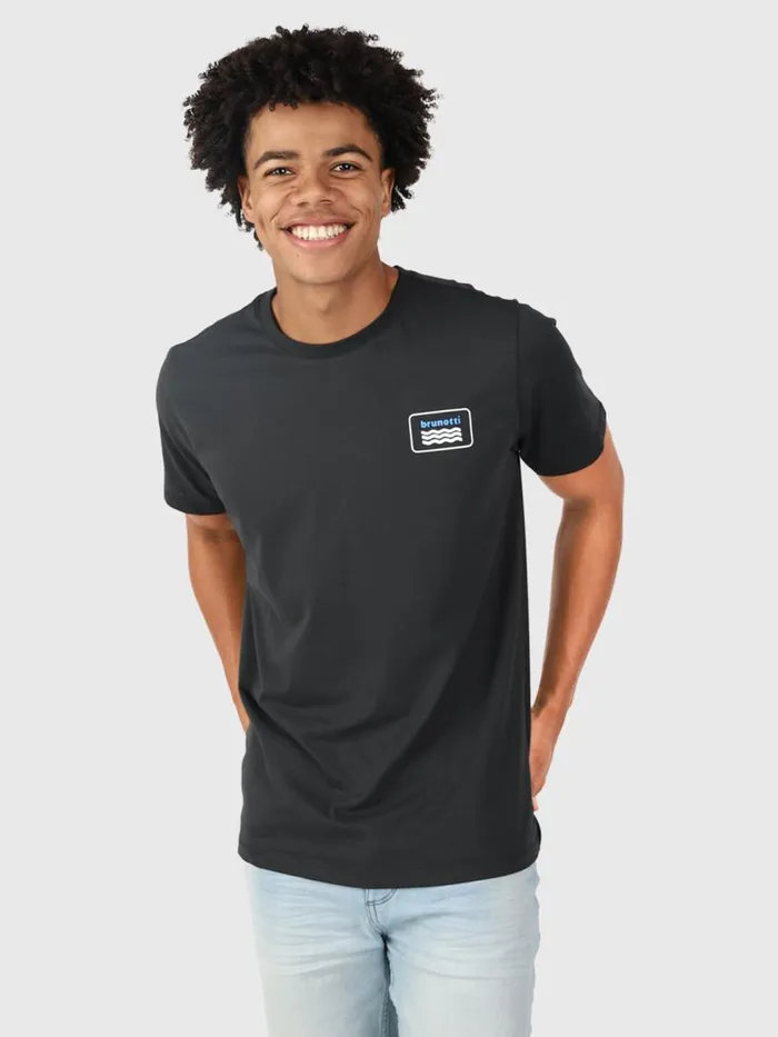 Brunotti Tshirts Men LogoWaveTshirt Black