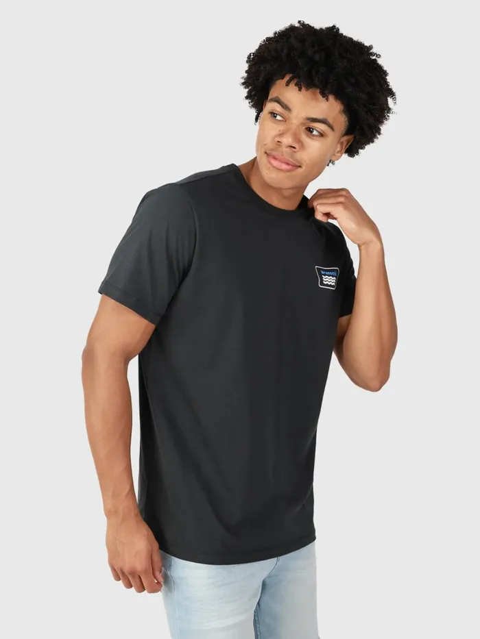 Brunotti Tshirts Men LogoWaveTshirt Black