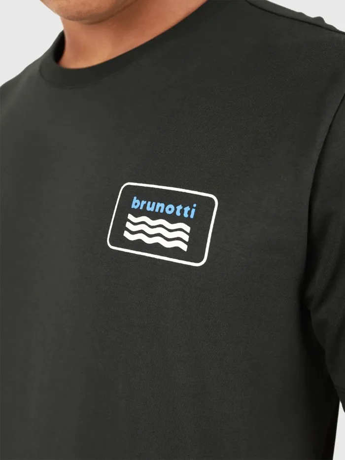 Brunotti Tshirts Men LogoWaveTshirt Black