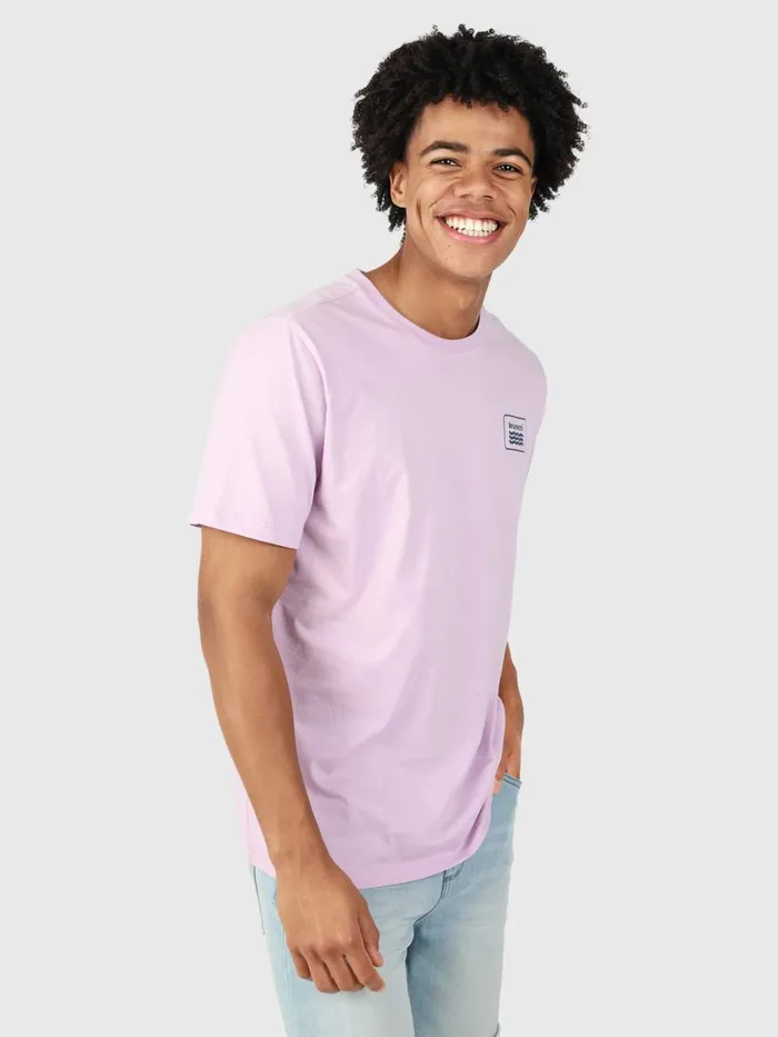 Brunotti Tshirts Men LogoWaveTshirt Purple