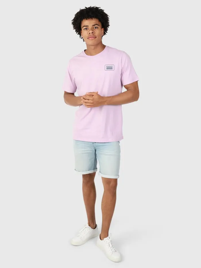 Brunotti Tshirts Men LogoWaveTshirt Purple