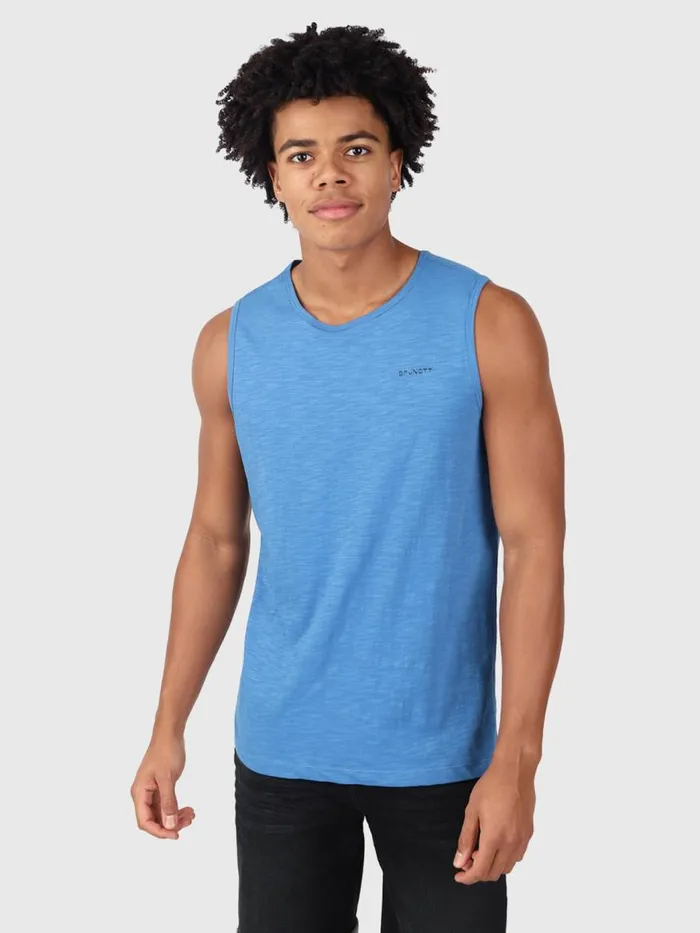 Brunotti Tshirts Men MalakuSlubSinglet Blue