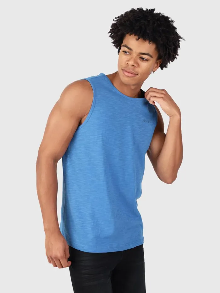 Brunotti Tshirts Men MalakuSlubSinglet Blue